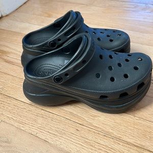Black BAE crocs - barely worn!